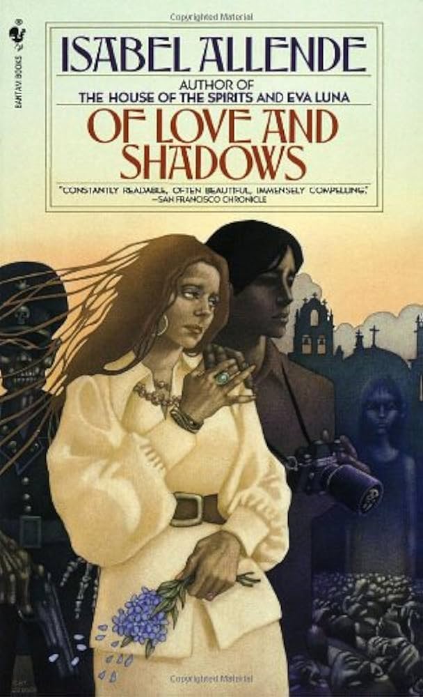 Of Love and Shadows book cover